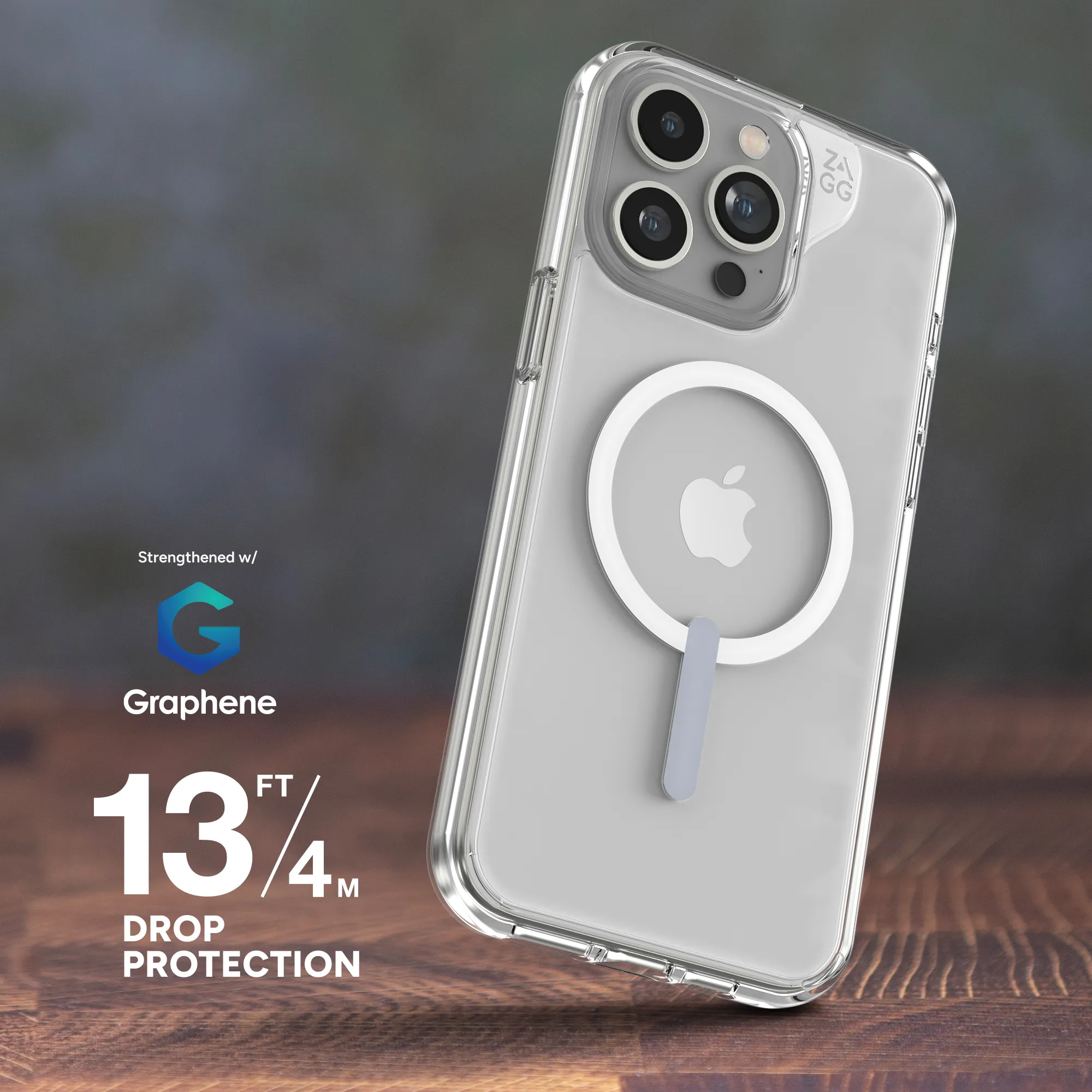 ZAGG รุ่น Crystal Palace Snap - เคส iPhone 15 Pro Max - สี Clear 36 ZAGG รุ่น Crystal Palace Snap - เคส iPhone 15 Pro Max - สี Clear
