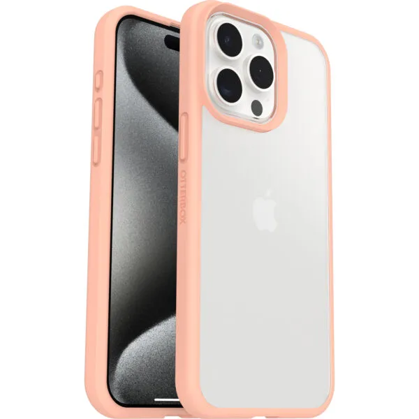 OtterBox รุ่น React - เคส iPhone 15 Pro Max - สี Peach Perfect 17 OtterBox รุ่น React - เคส iPhone 15 Pro Max - สี Peach Perfect