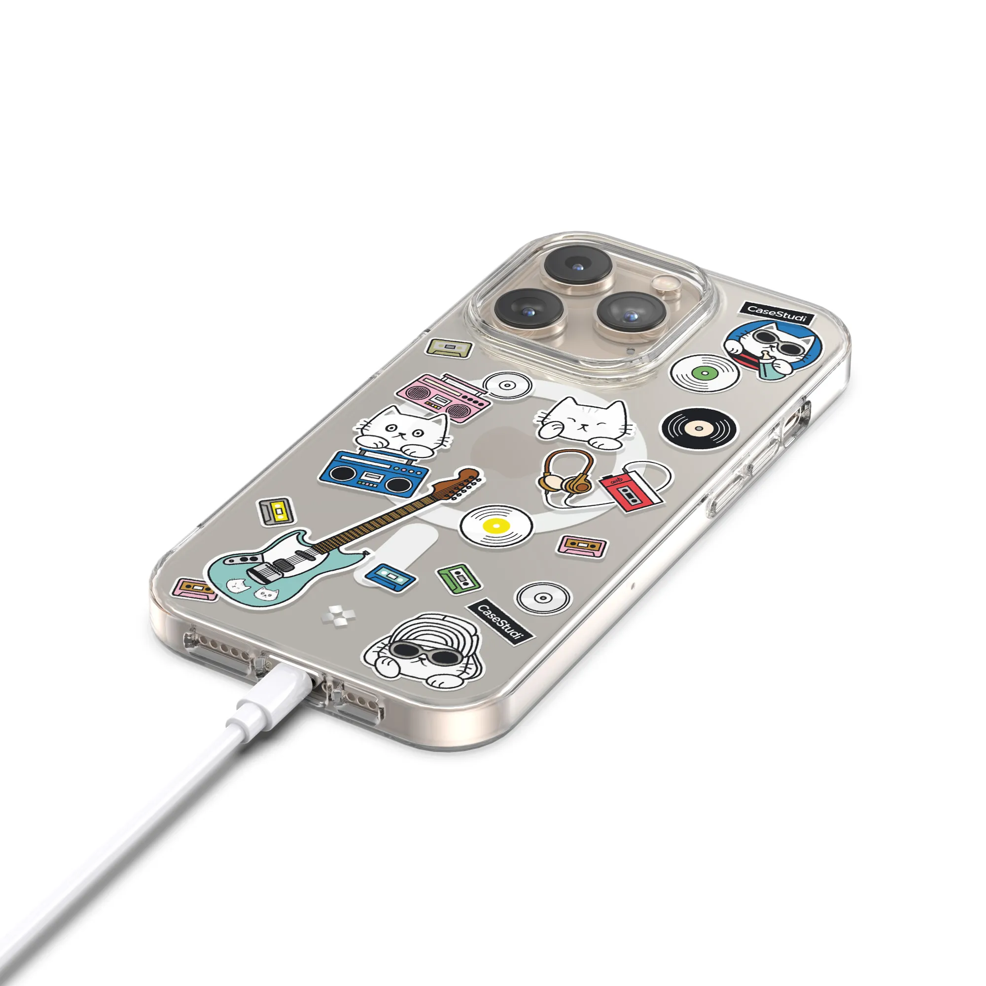 Casestudi รุ่น Cast - เคส iPhone 15 Pro - สี Music 4 Casestudi รุ่น Cast - เคส iPhone 15 Pro - สี Music