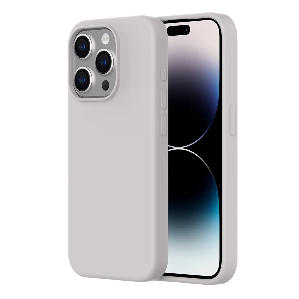 QDOS รุ่น Touch Pure with Snap (MagSafe) - เคส iPhone 15 Pro Max - สี White Grey 12 QDOS รุ่น Touch Pure with Snap (MagSafe) - เคส iPhone 15 Pro Max - สี White Grey