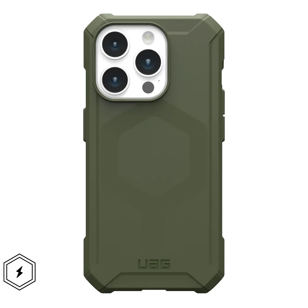 UAG รุ่น Essential Armor MagSafe - เคส iPhone 15 Pro - สี Olive Drab 18 UAG รุ่น Essential Armor MagSafe - เคส iPhone 15 Pro - สี Olive Drab