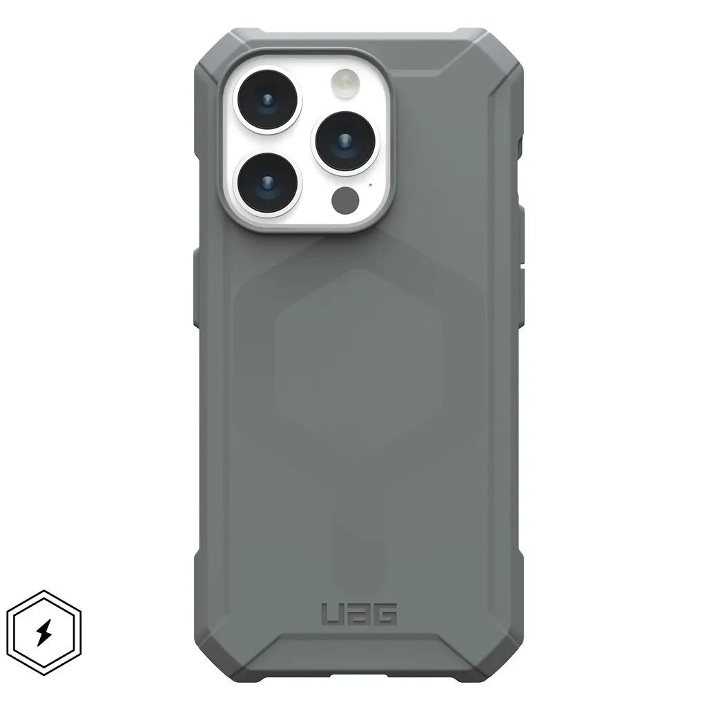 UAG รุ่น Essential Armor MagSafe - เคส iPhone 15 Pro - สี Silver 18 UAG รุ่น Essential Armor MagSafe - เคส iPhone 15 Pro - สี Silver