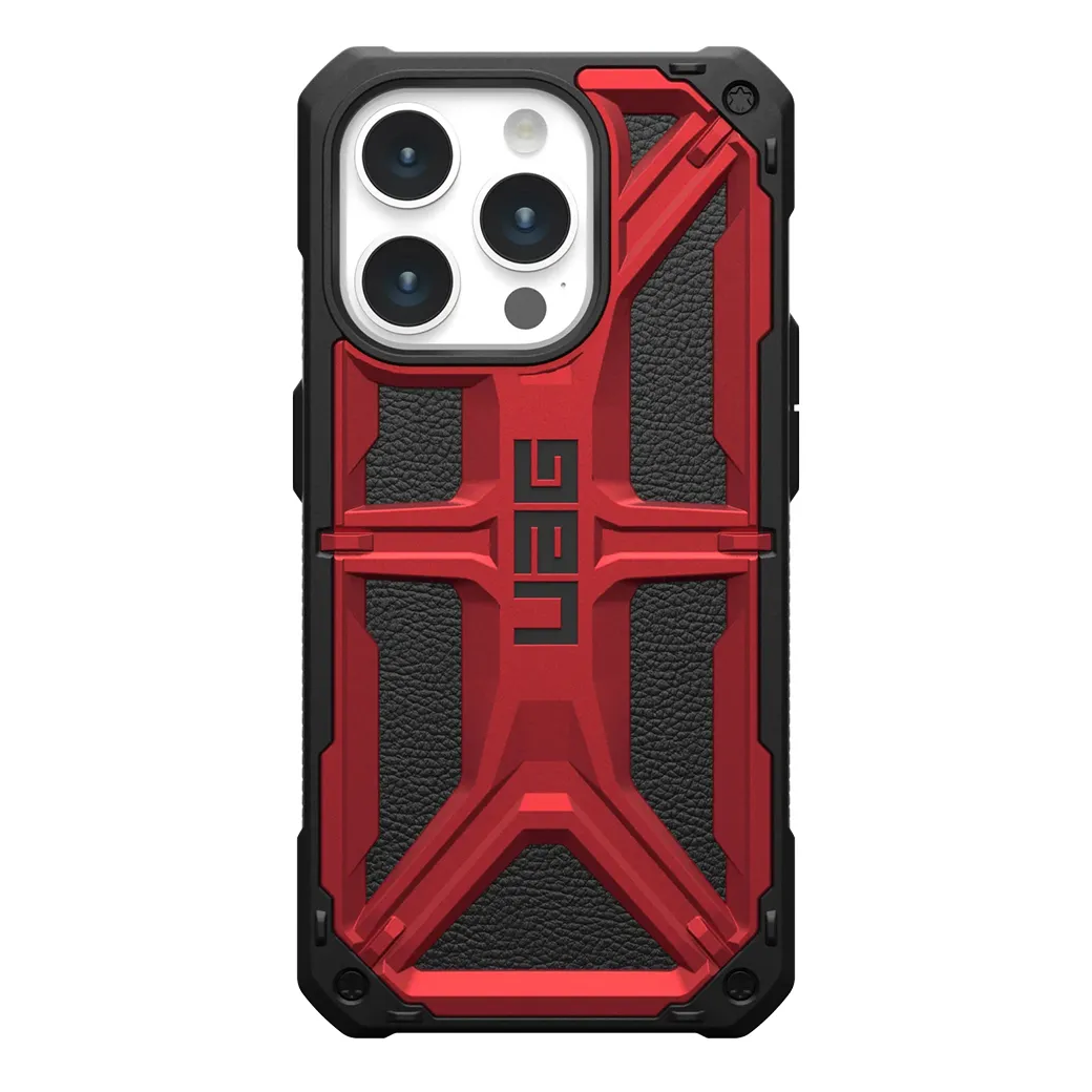 UAG รุ่น Monarch - เคส iPhone 15 Pro - สี Crimson 18 UAG รุ่น Monarch - เคส iPhone 15 Pro - สี Crimson