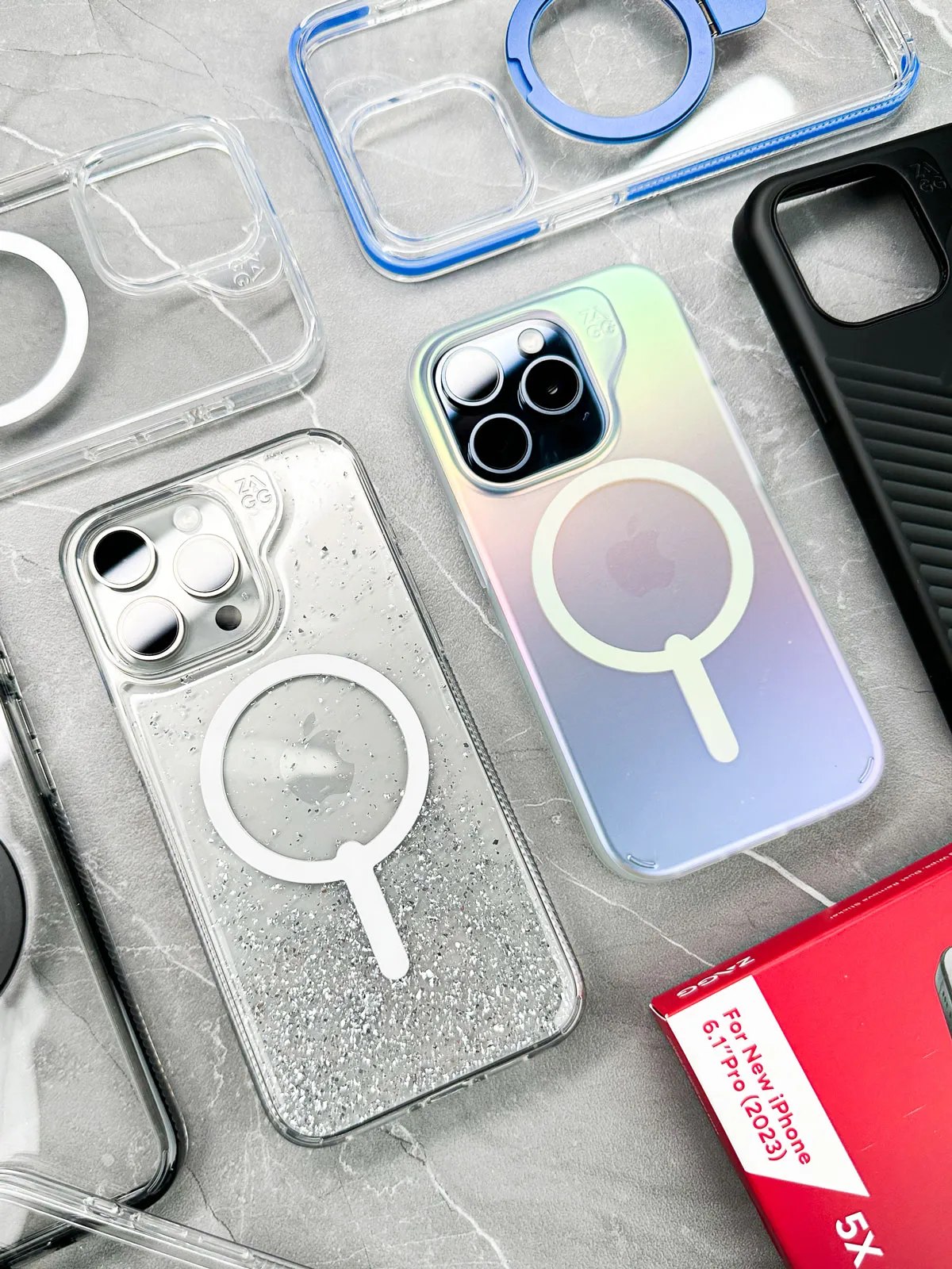 ZAGG รุ่น Milan Snap - เคส iPhone 15 Pro Max - สี Iridescent 16 ZAGG รุ่น Milan Snap - เคส iPhone 15 Pro Max - สี Iridescent