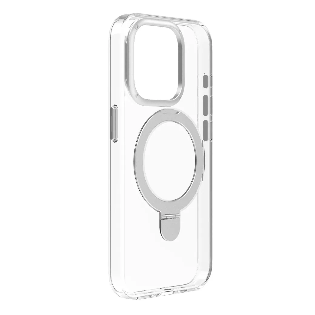 Momax รุ่น Hybrid Flip Magnetic Case (Flip) - เคส iPhone 15 Pro - สี Transparent 5 Momax รุ่น Hybrid Flip Magnetic Case (Flip) - เคส iPhone 15 Pro - สี Transparent