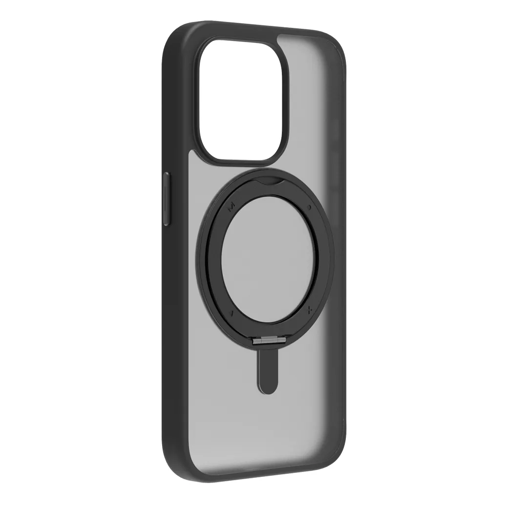 Momax รุ่น Hybrid Roller & Magnetic Protective Case (Roller) - เคส iPhone 15 Pro - สี Black 5 Momax รุ่น Hybrid Roller & Magnetic Protective Case (Roller) - เคส iPhone 15 Pro - สี Black