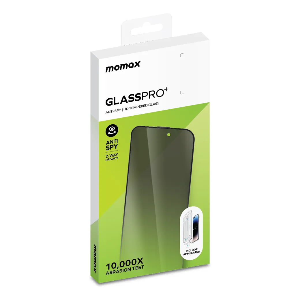 Momax รุ่น PG Privacy Screen Protector - ฟิล์มกระจก iPhone 15 Plus - สี Transparent 10 Momax รุ่น PG Privacy Screen Protector - ฟิล์มกระจก iPhone 15 Plus - สี Transparent