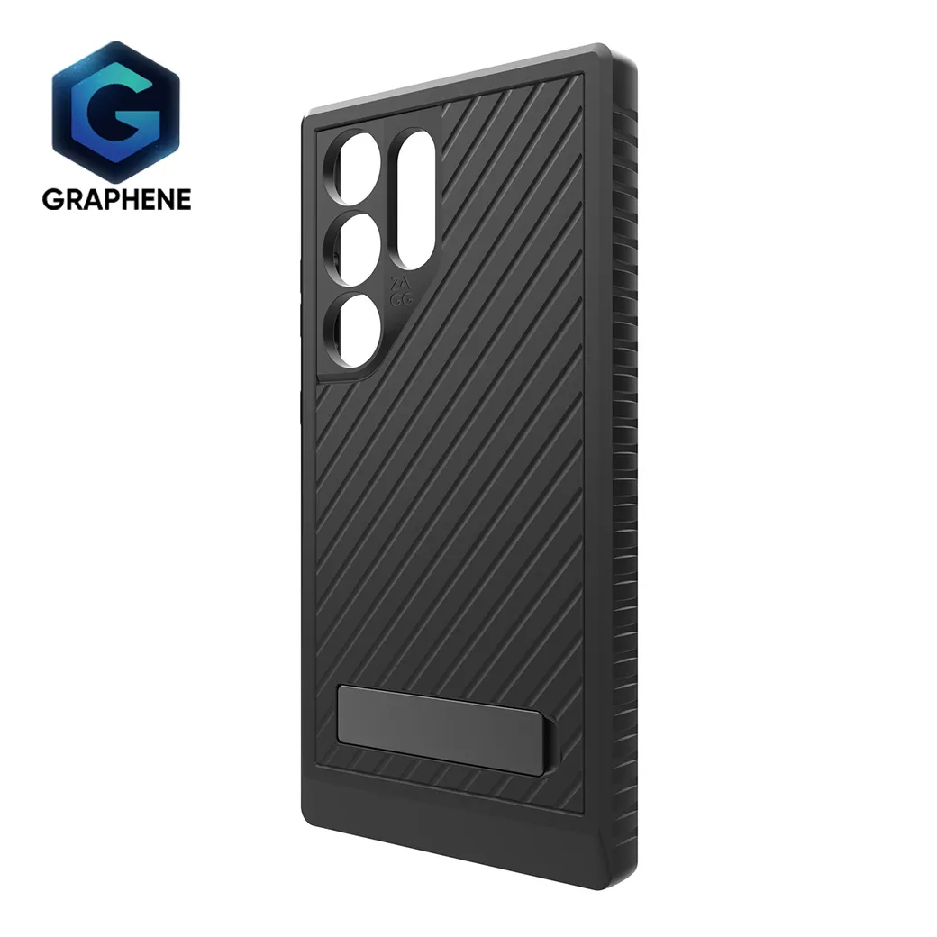 Zagg รุ่น Everest Kickstand - เคส Galaxy S24 Ultra - สี Black 4 Zagg รุ่น Everest Kickstand - เคส Galaxy S24 Ultra - สี Black